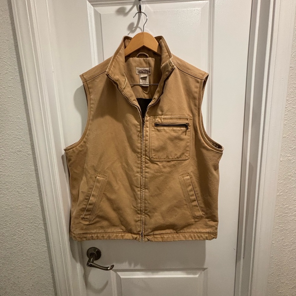 L.L. Bean Men's Brown Vest katahdin iron works